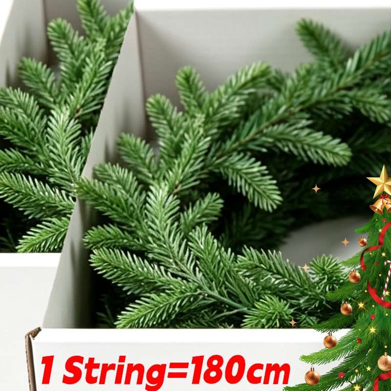 Home Decor Xmas Tree - Artificial Christmas Pine Leaves Needle Simulation