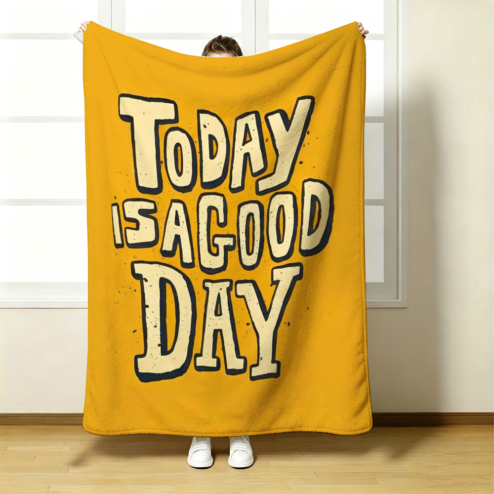 Home Decor Quotes Ideas - Decorative Quote Throw Blanket Yellow Boho