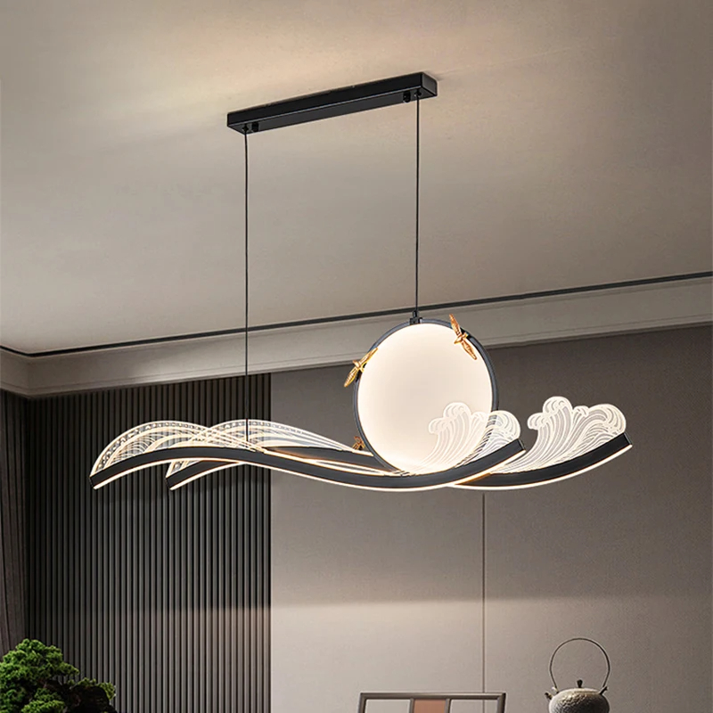 Hanging Moon Lamp - Modern Decor Pendant Lamp Led Chandeliers