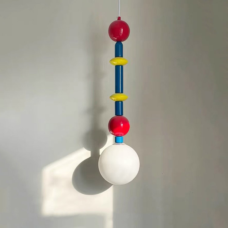 Hanging Moon Lamp - Nordic Macaron Pendant Lamp Memphis Room