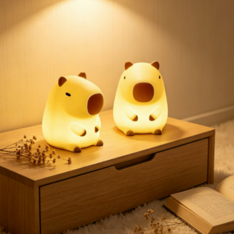 Home Decor Online - Cute Pet Capybara Night Light Cartoon