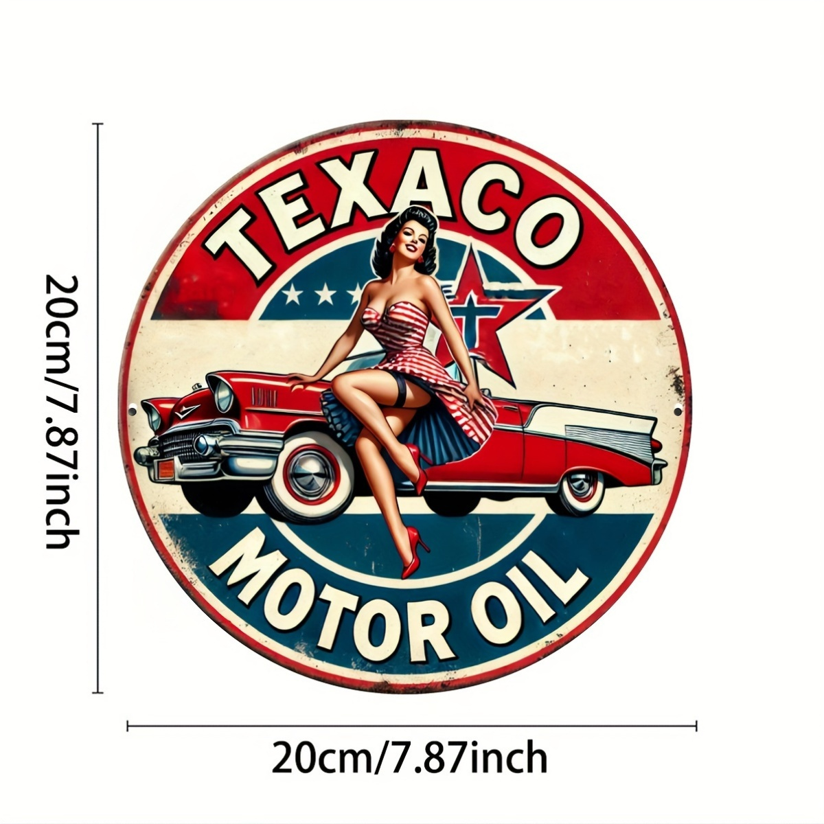 Texaco Motor Oil Vintage Alumi - Home Decor Essentials review and price