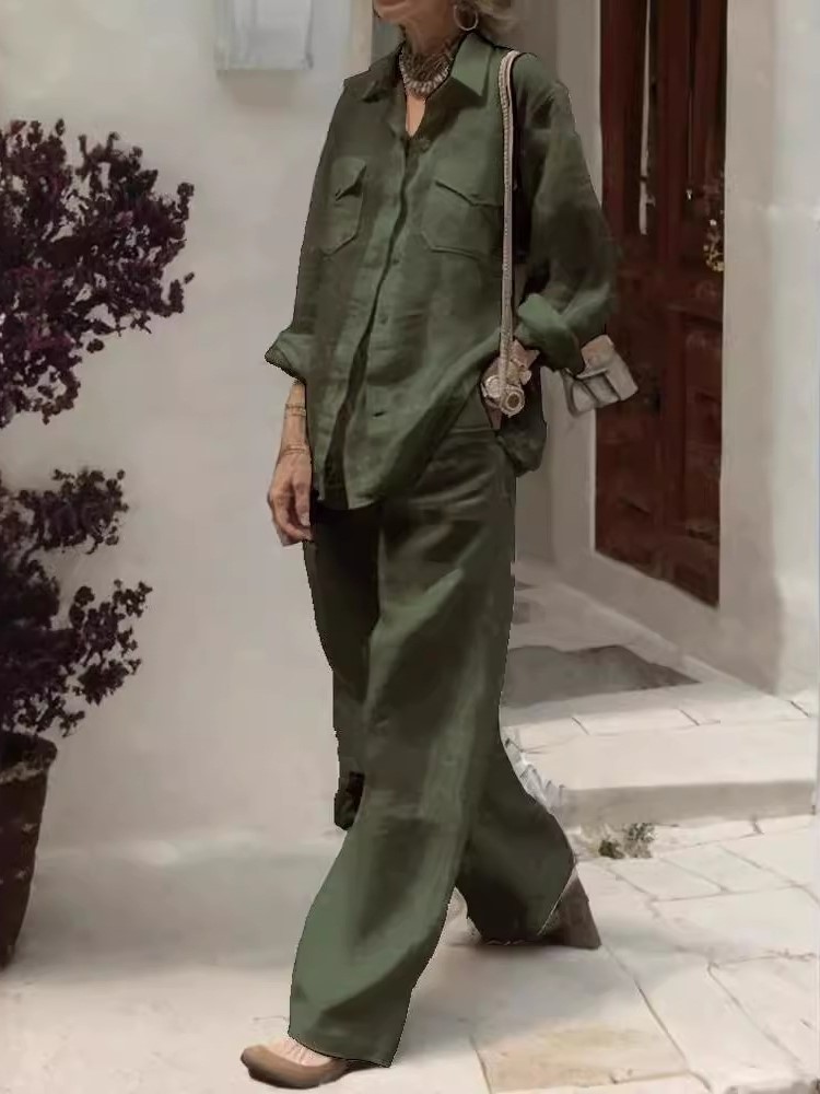 Fashion Solid Cotton Linen Shi - Home Decor Zara review and price