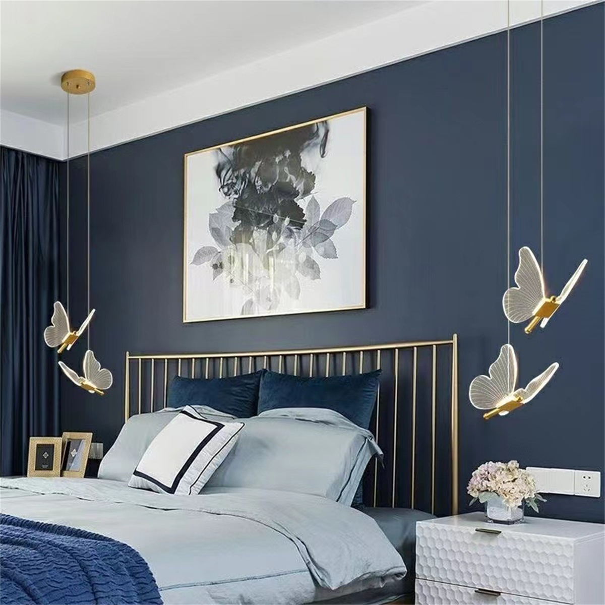 Bedside Butterfly Chandelier A - Hanging Moon Lamp review and price
