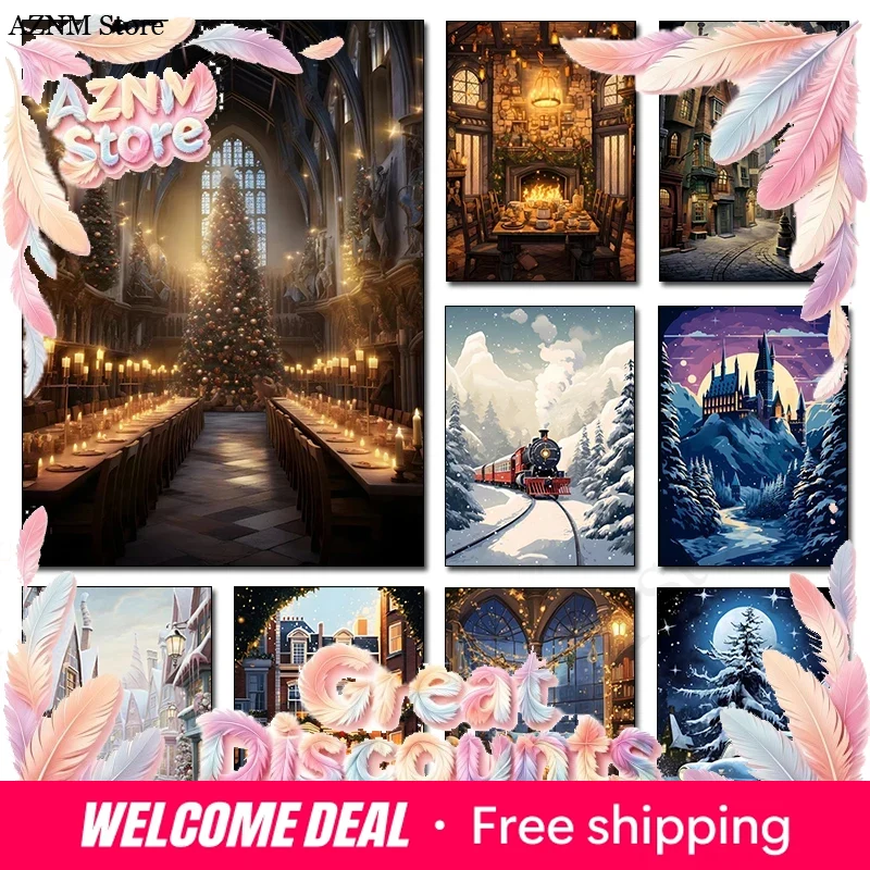 Christmas Magic School Castle  - Home Decor Express review and price