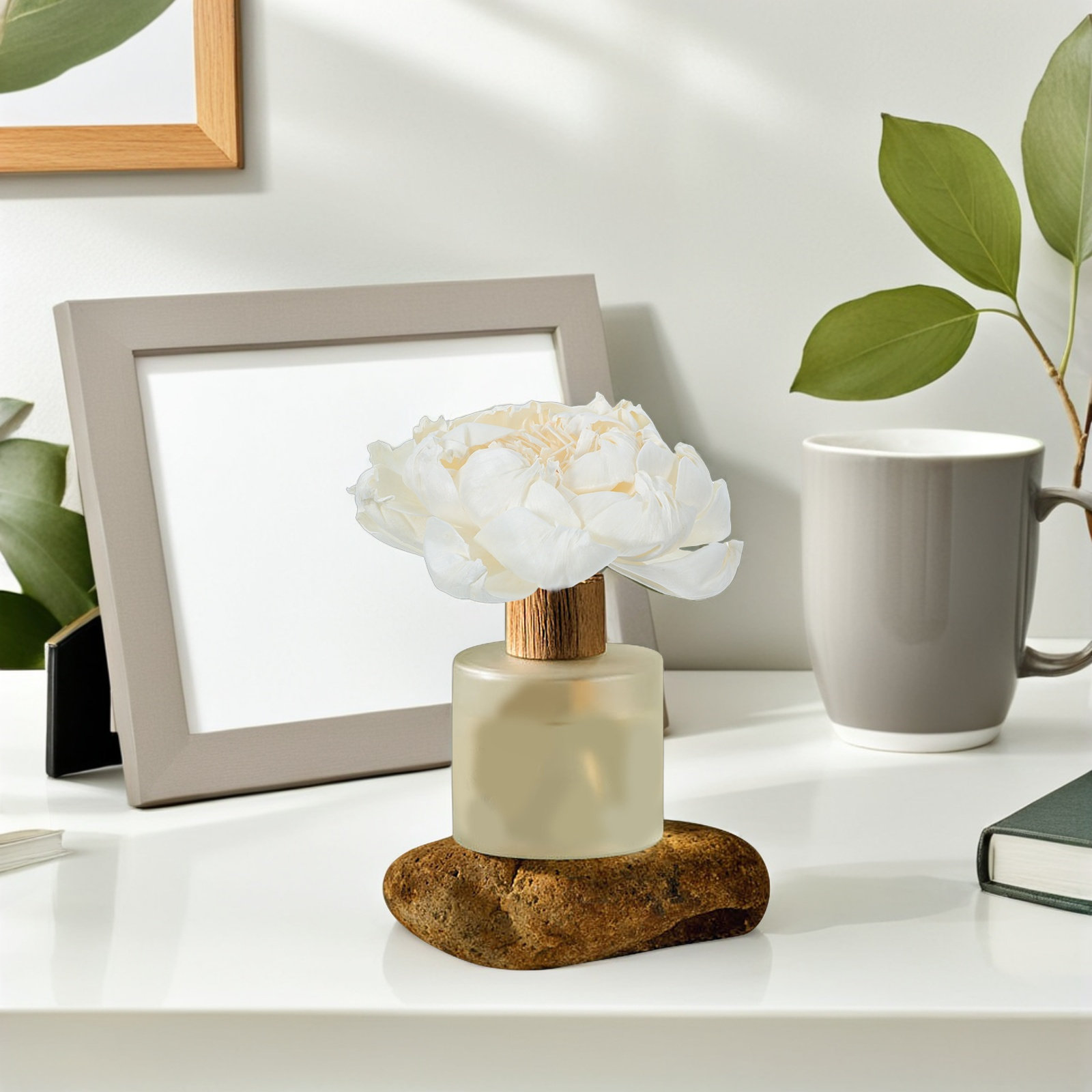 Peony Head Fragrance Diffuser  - Home Decor Essentials review and price