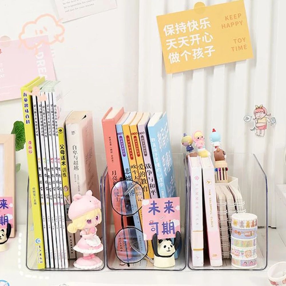 Simple Acrylic Book Stand U-sh - Aesthetic Bookend review and price