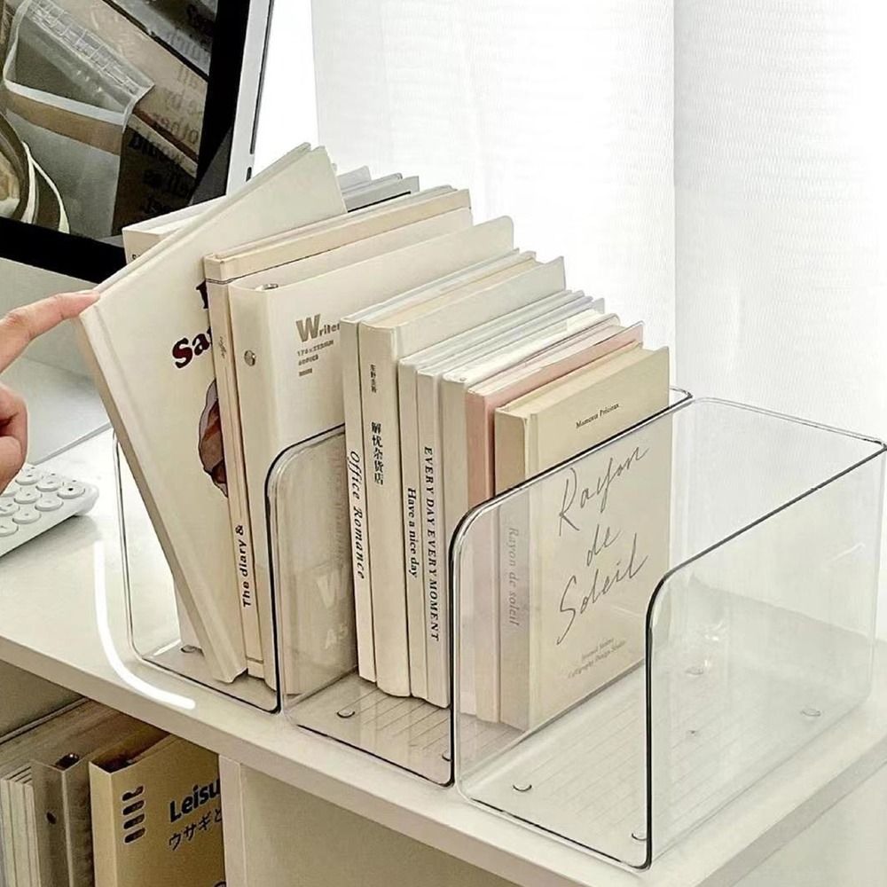 Simple Acrylic Book Stand U-sh - Aesthetic Bookend review and price