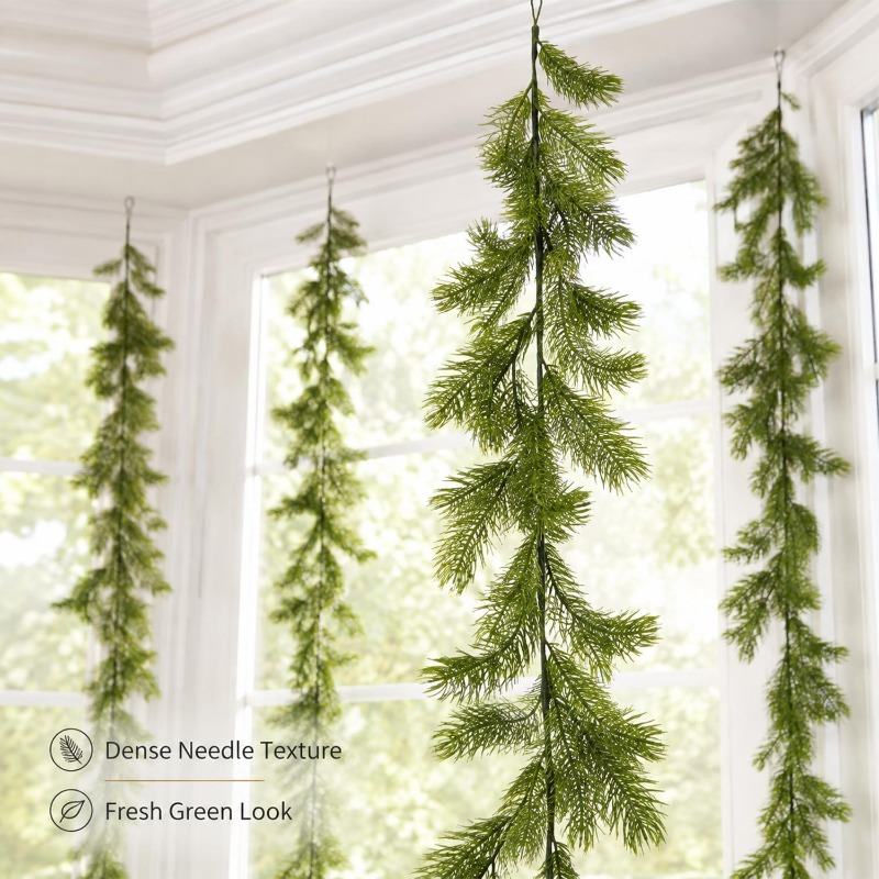 Artificial Christmas Pine Leav - Home Decor Xmas Tree review and price