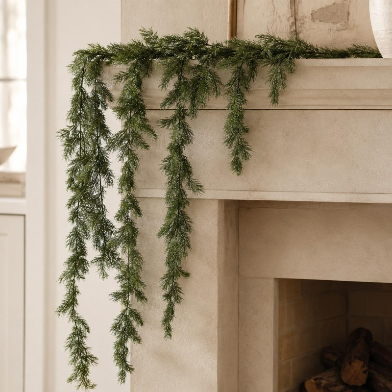Artificial Christmas Pine Leav - Home Decor Xmas Tree review and price