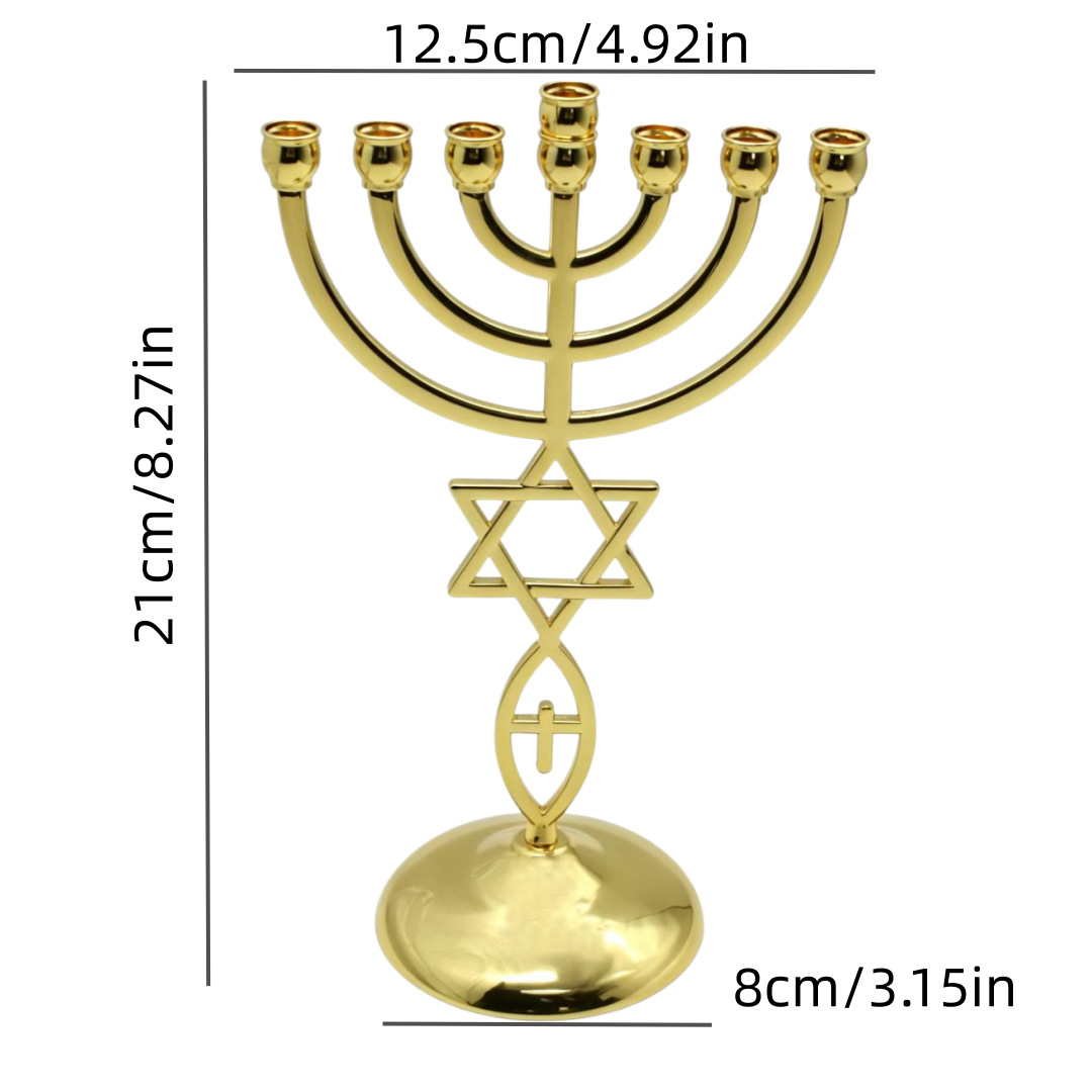 Hanukkah Seven-Headed Candle H - Home Decor Free review and price