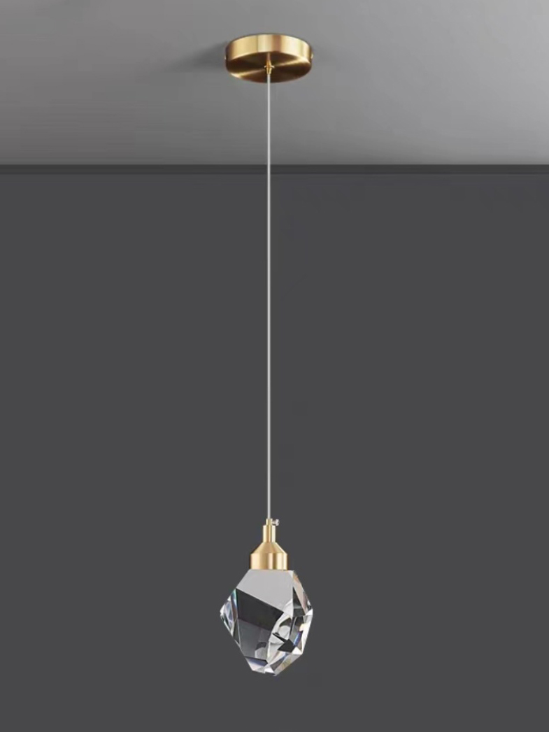 Light Luxury K9 Crystal Small  - Hanging Moon Lamp review and price