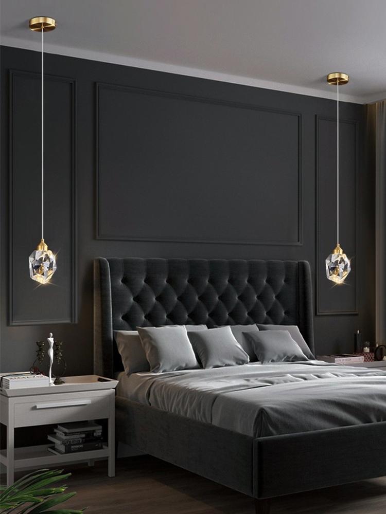 Light Luxury K9 Crystal Small  - Hanging Moon Lamp review and price