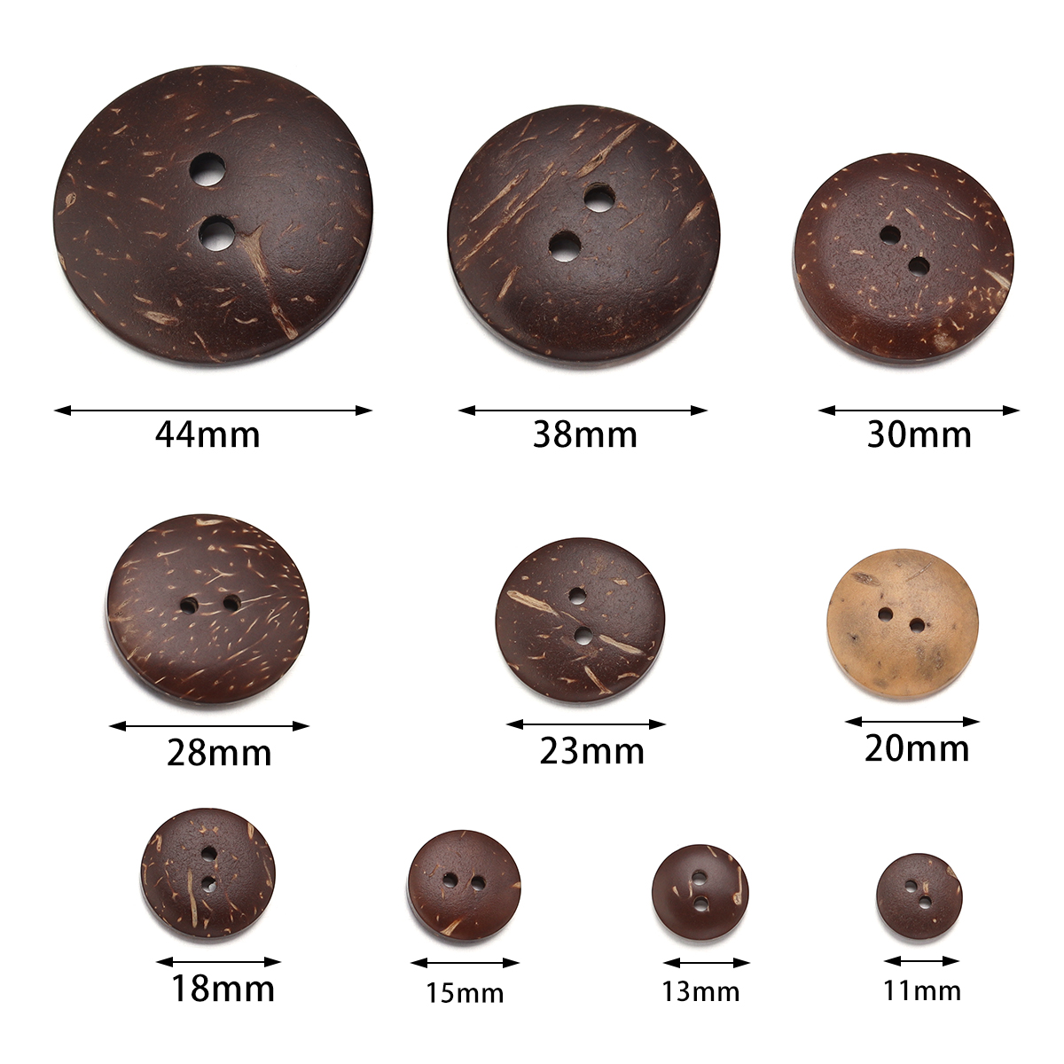 10-100Pcs Natural Coconut Shel - Home Decor Deals review and price