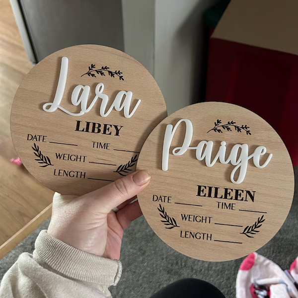 1Pc Custom Baby Announcement S - Home Decor Center review and price
