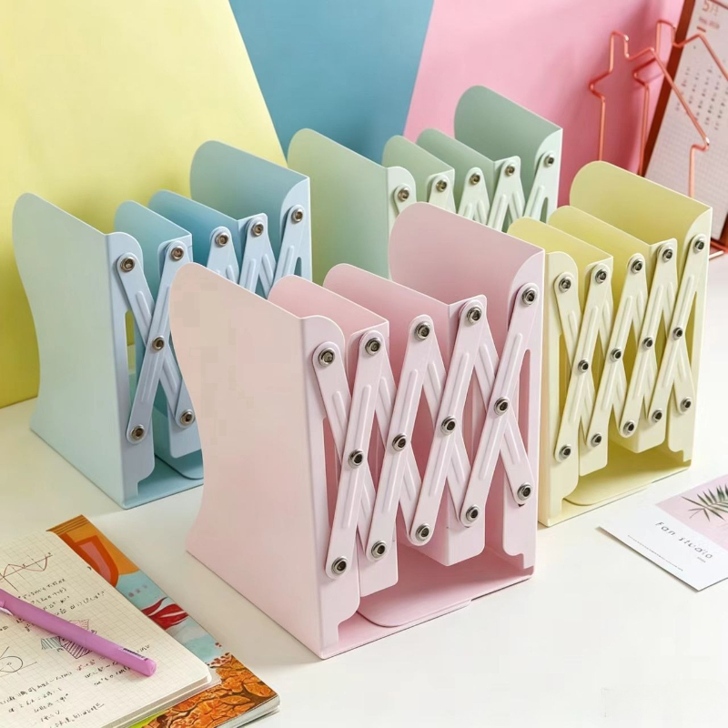 Large Capacity Metal Retractab - Aesthetic Bookend review and price