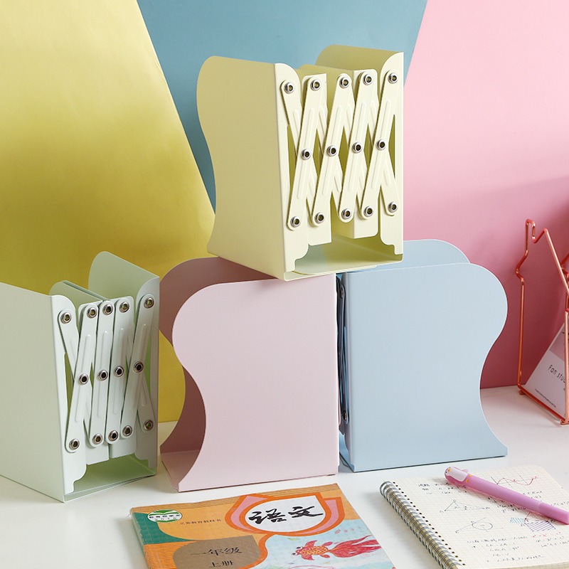 Large Capacity Metal Retractab - Aesthetic Bookend review and price