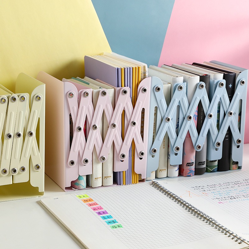 Large Capacity Metal Retractab - Aesthetic Bookend review and price