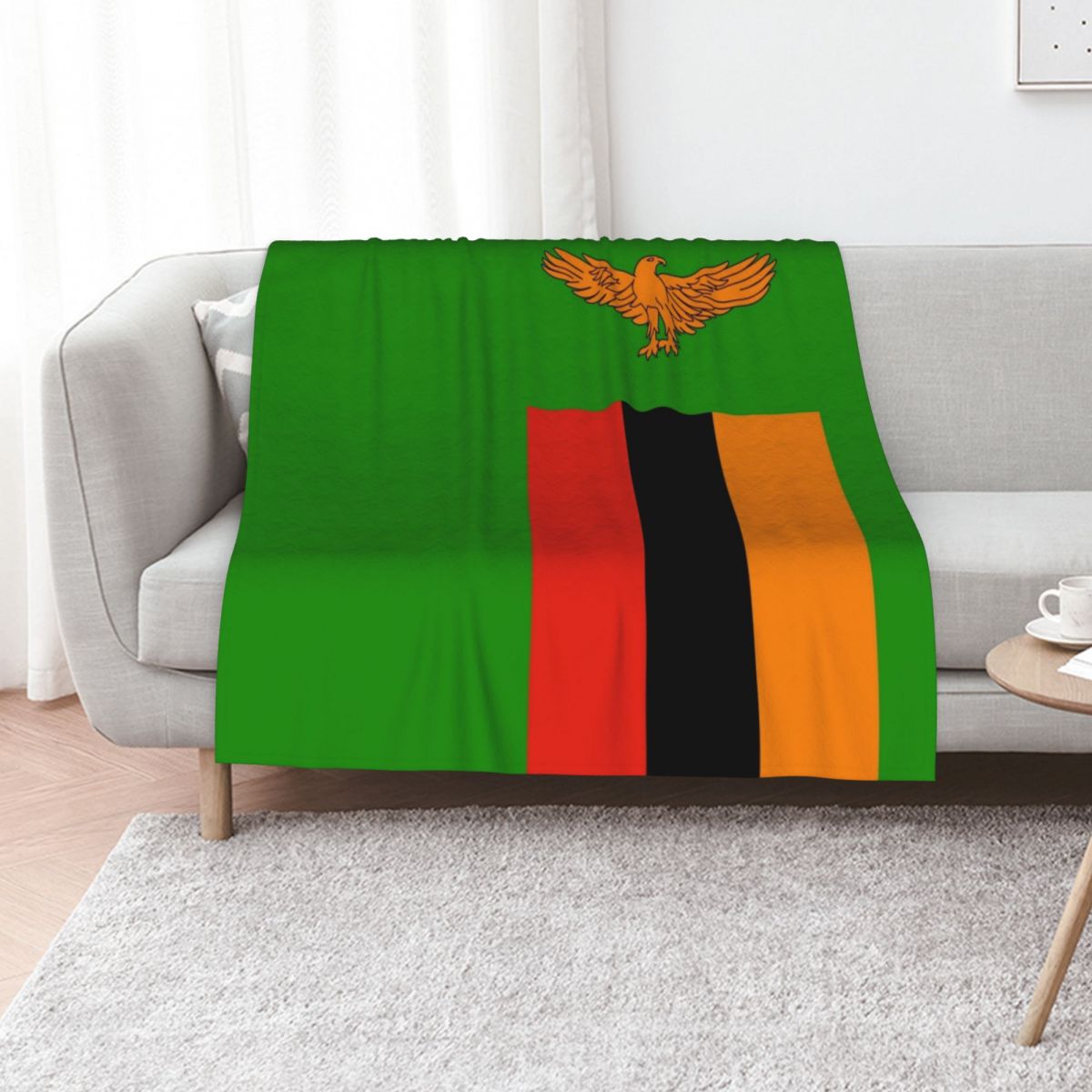 Flag of Zambia Throw Blanket W - Home Decor Zambia review and price