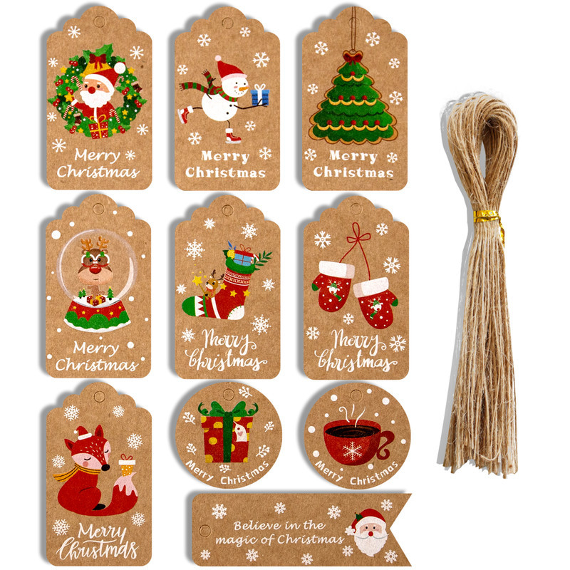 50pcs Merry Christmas Thank Yo - Home Decor Xmas Tree review and price