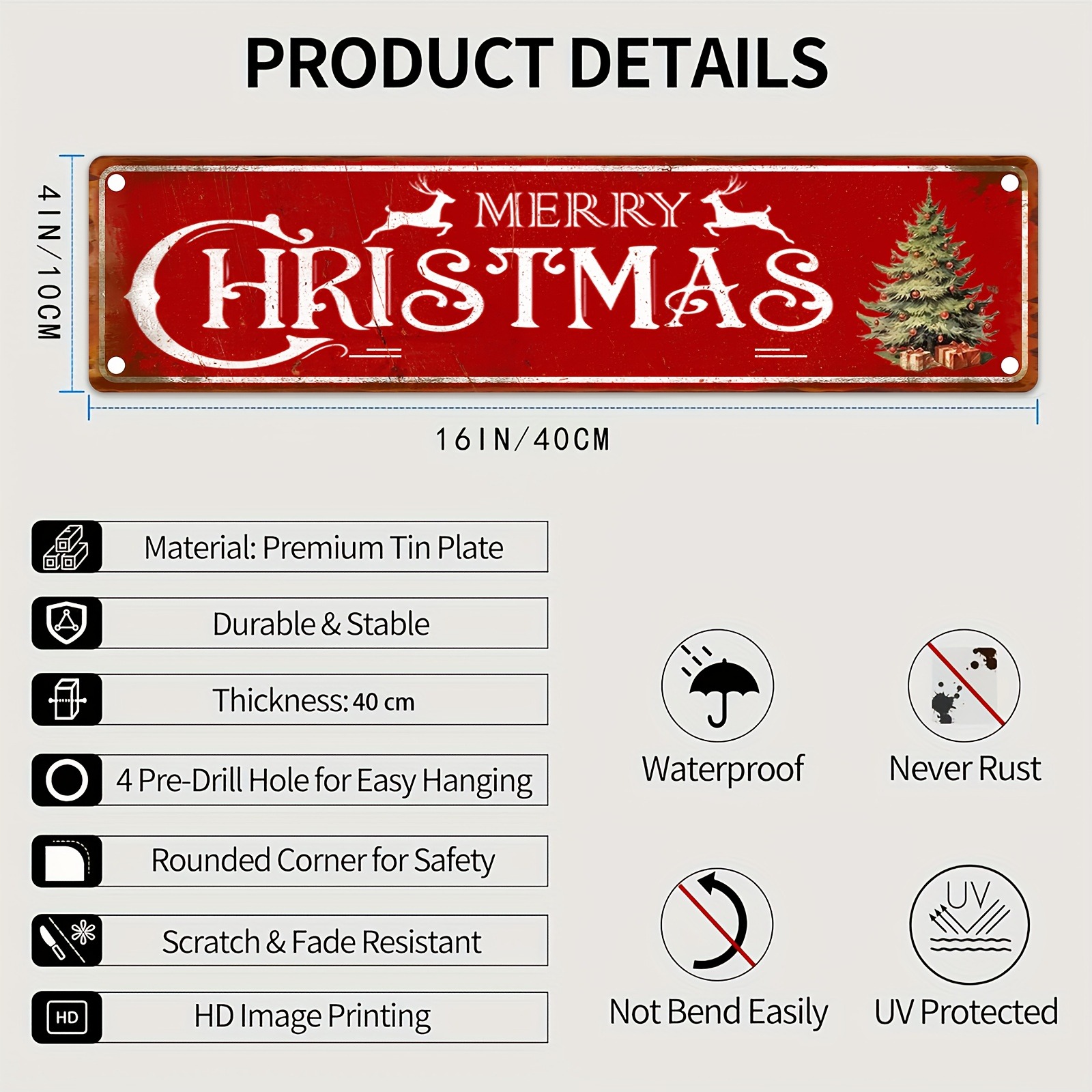 CIFbuy Custom Vintage Christma - Home Decor Xmas Tree review and price