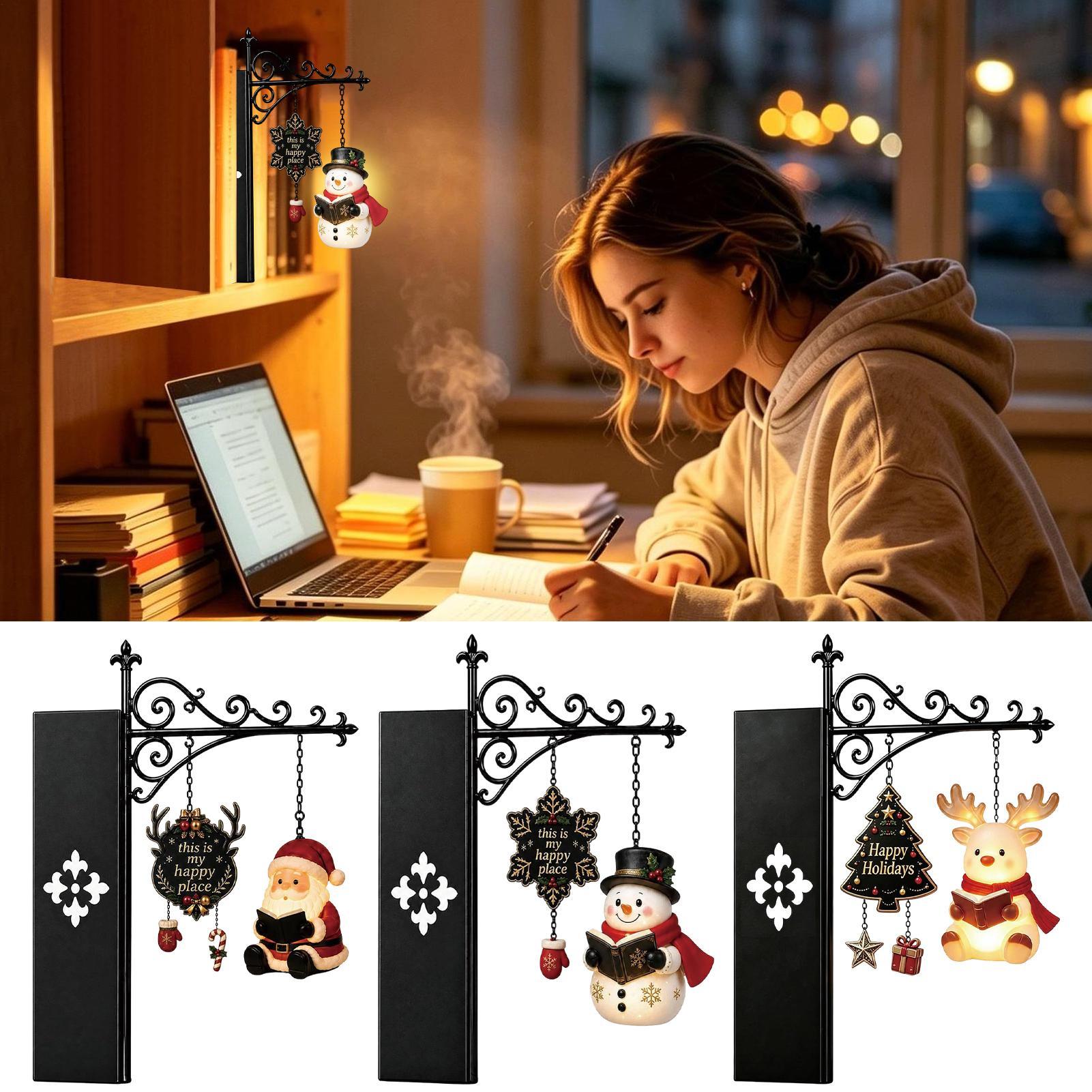 Bookshelf Lamp with Bookend De - Aesthetic Bookend review and price