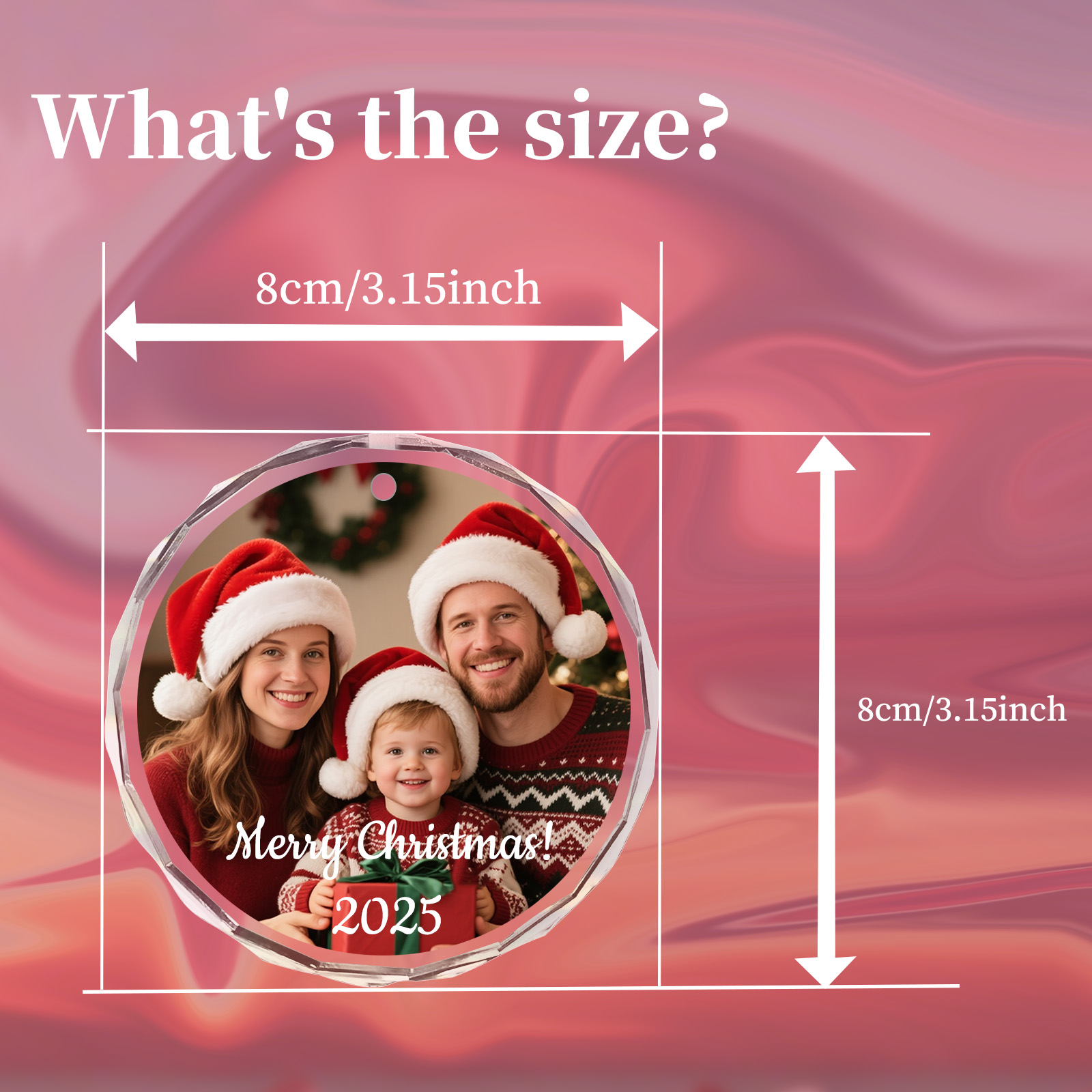Custom Christmas Photo Ornamen - Home Decor Xmas Tree review and price