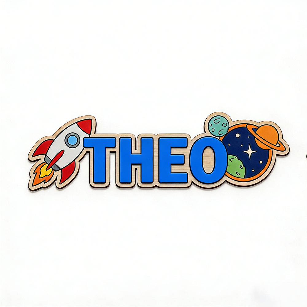Personalized Space Rocket Name - Home Decor Center review and price
