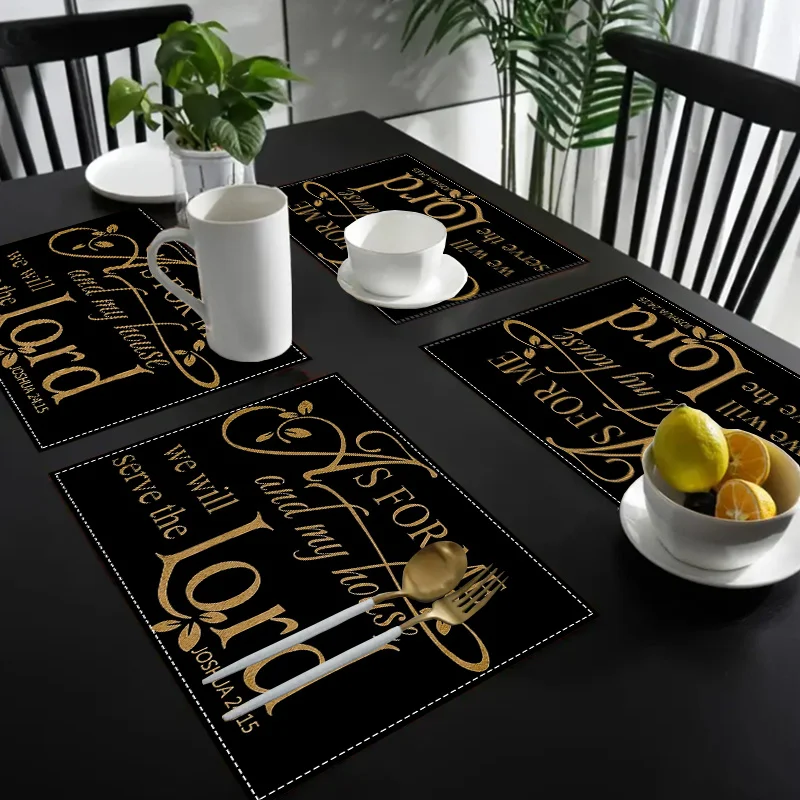 4Pcs Inspirational Linen Place - Home Decor Quotes Ideas review and price