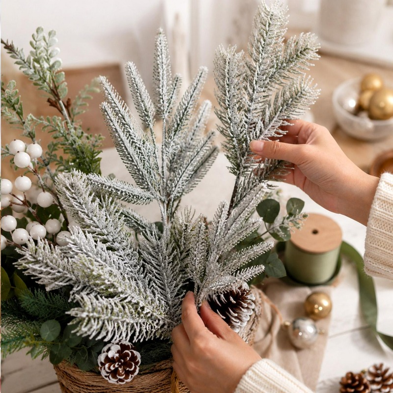 Artificial Christmas Pine Bran - Home Decor Xmas Tree review and price