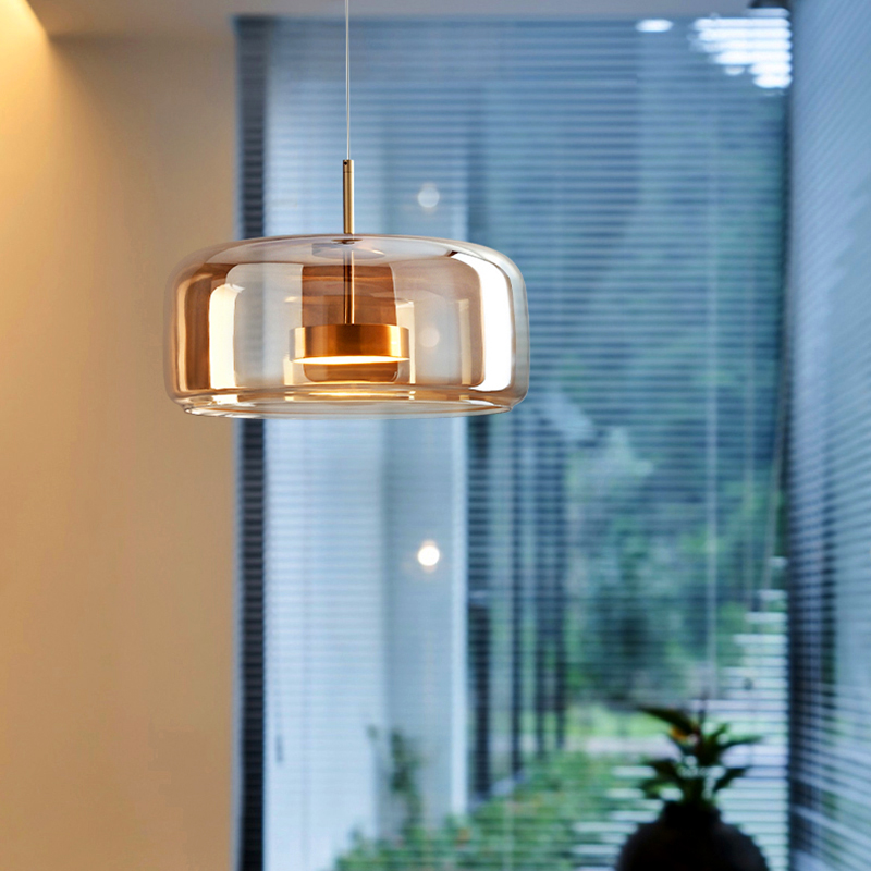 Modern Glass Pendant Lamp LED  - Hanging Moon Lamp review and price