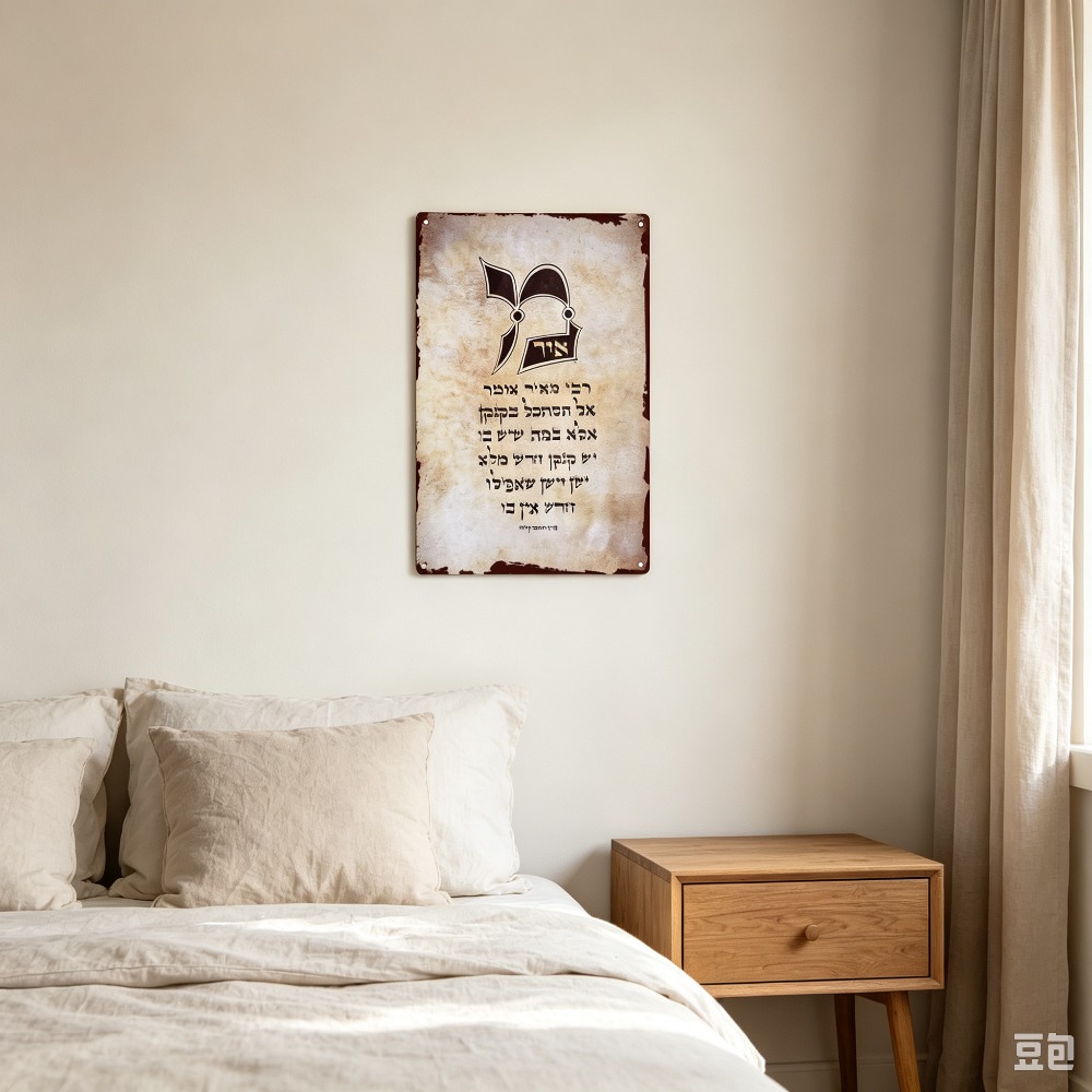 CIFBUY Vintage Hebrew Torah Sc - Home Decor Free review and price