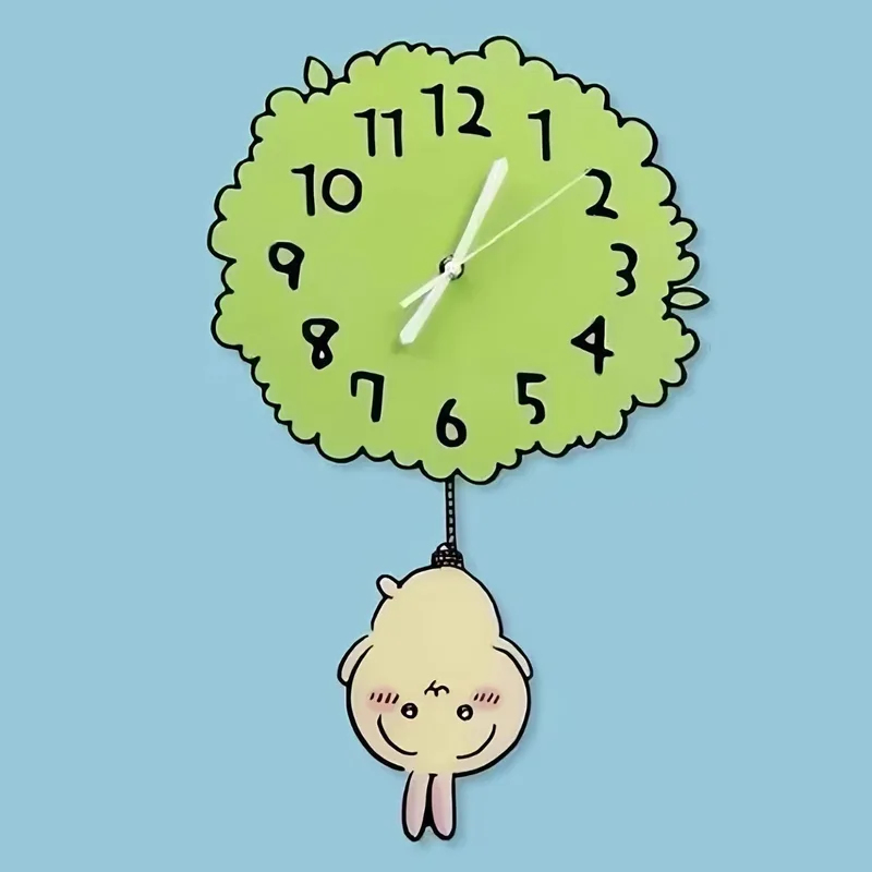 Cute Chiikawa Pendulum Wall Cl - Home Decor Online review and price
