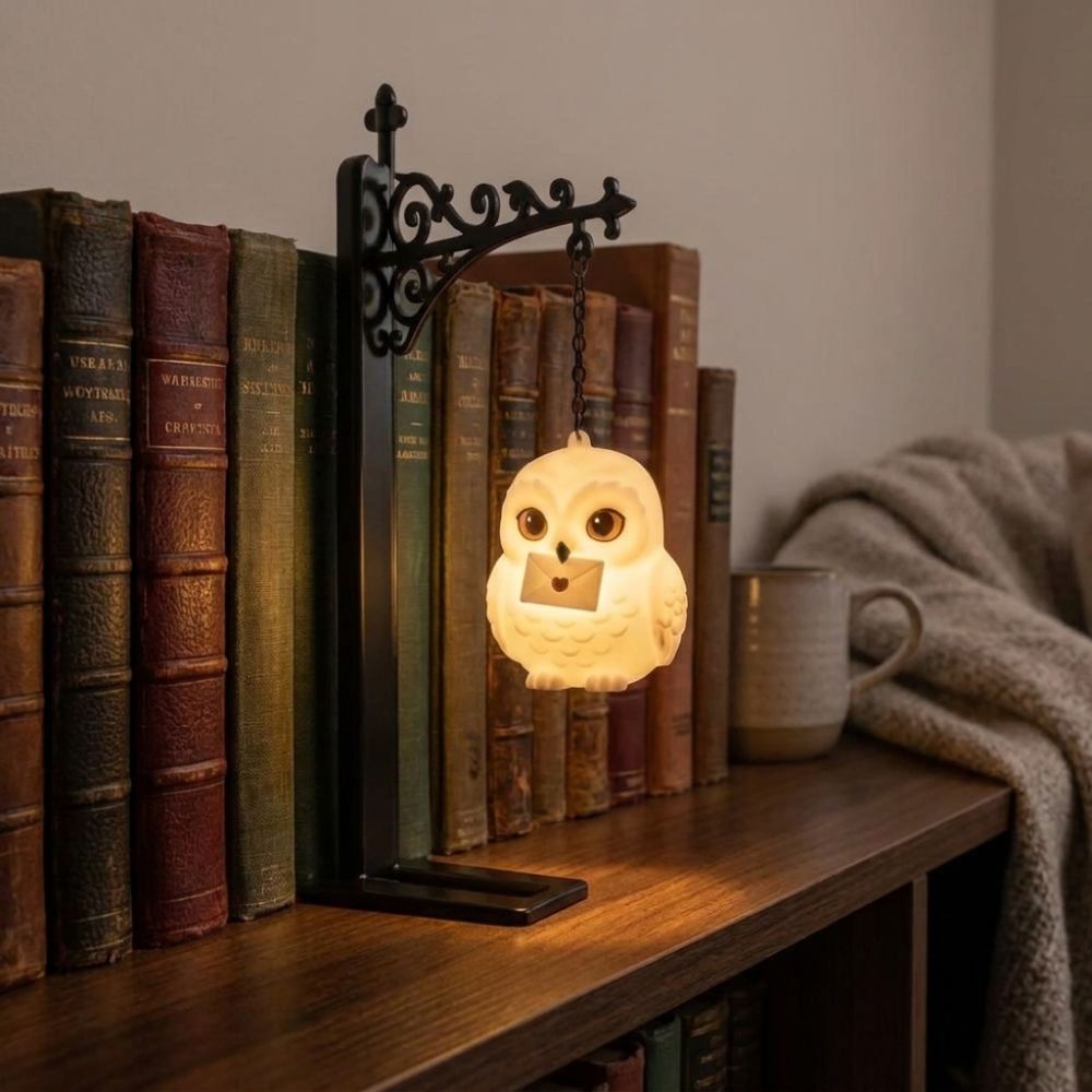 Night Light Vintage Owl Booksh - Aesthetic Bookend review and price