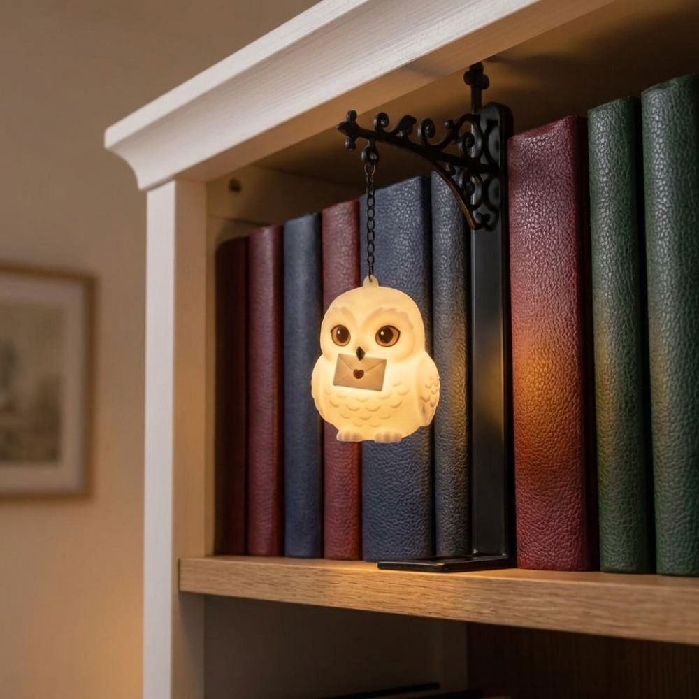 Night Light Vintage Owl Booksh - Aesthetic Bookend review and price