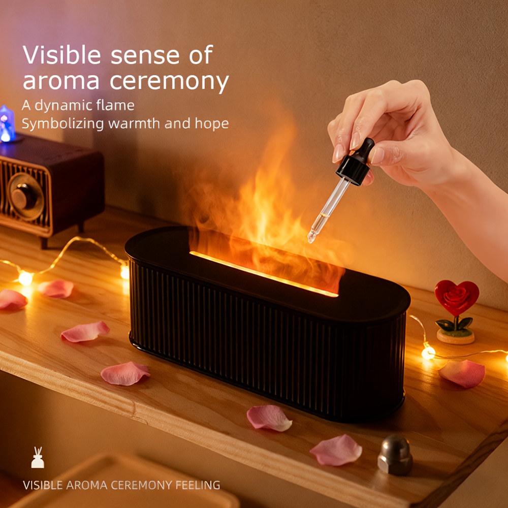 Flame Aroma Diffuser with 7 Co - Home Decor Essentials review and price