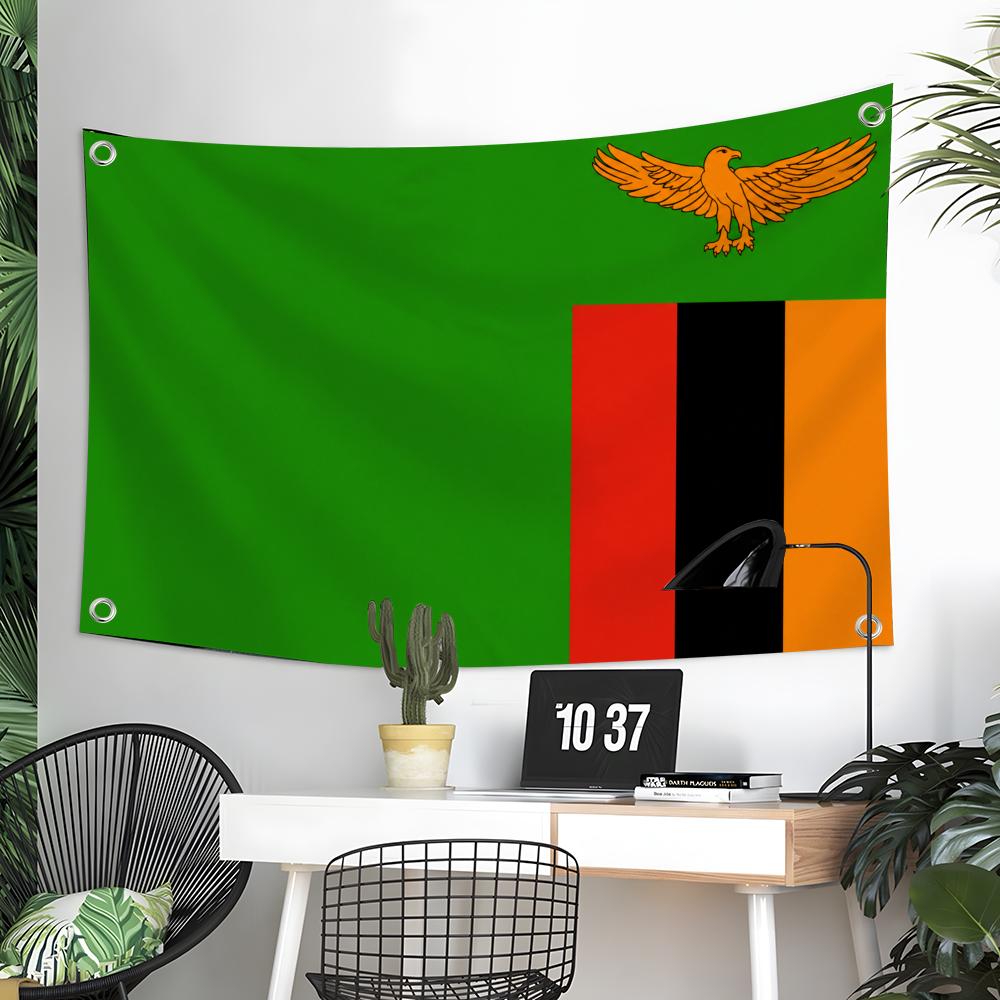 Zambia Flags Custom Wall Hangi - Home Decor Zambia review and price