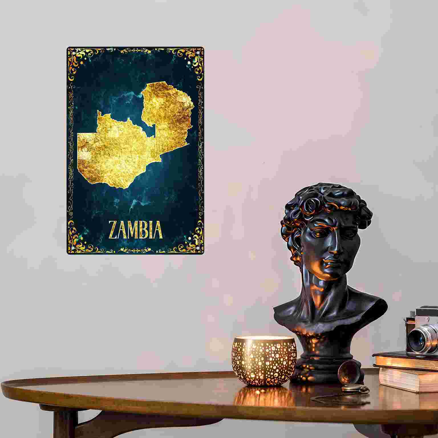 2D FLAT 1pc Zambia Gold Foil M - Home Decor Zambia review and price