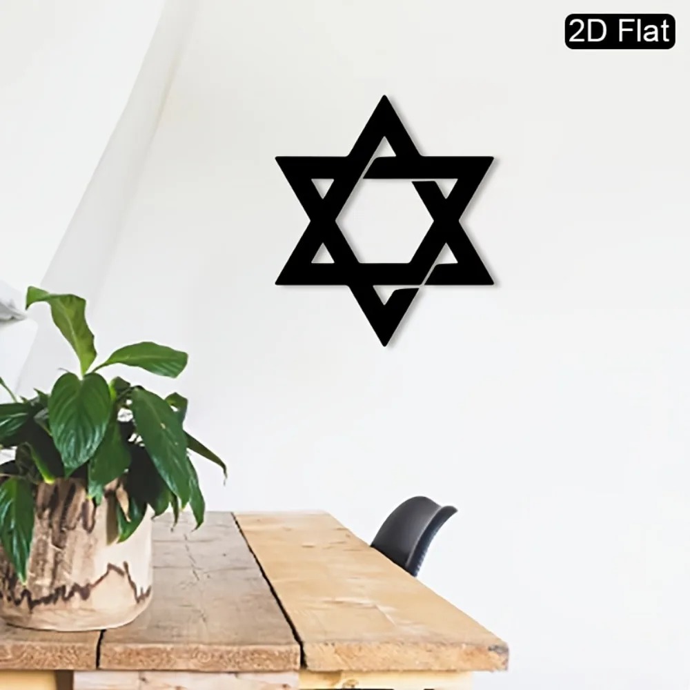 CIFBUY Iron Wall Art Star of D - Home Decor Free review and price