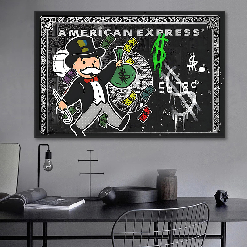 1pc frameless,Alec Monopoly Ex - Home Decor Express review and price