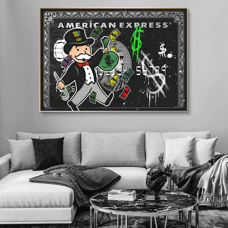 1pc frameless,Alec Monopoly Ex - Home Decor Express review and price