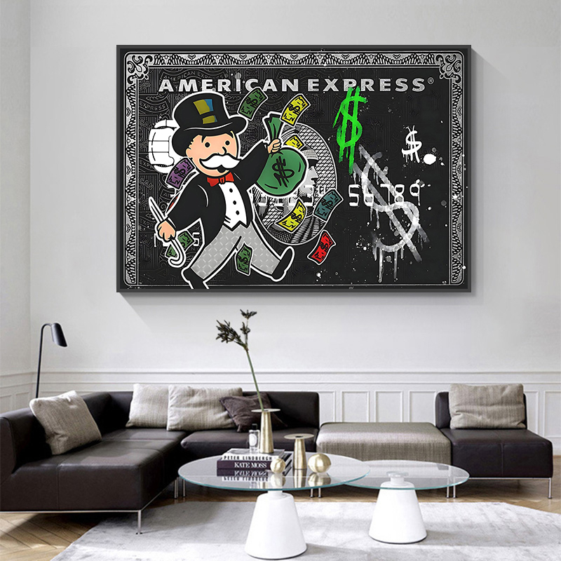 1pc frameless,Alec Monopoly Ex - Home Decor Express review and price