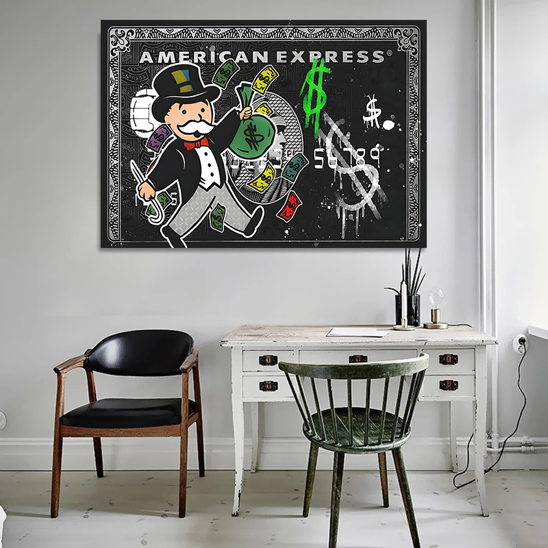 1pc frameless,Alec Monopoly Ex - Home Decor Express review and price