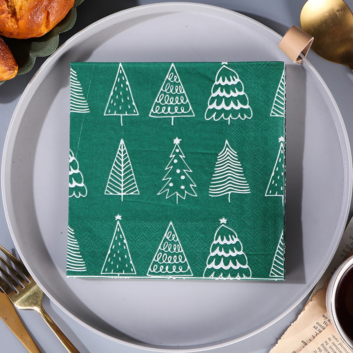 Christmas Disposable Paper Nap - Home Decor Xmas Tree review and price