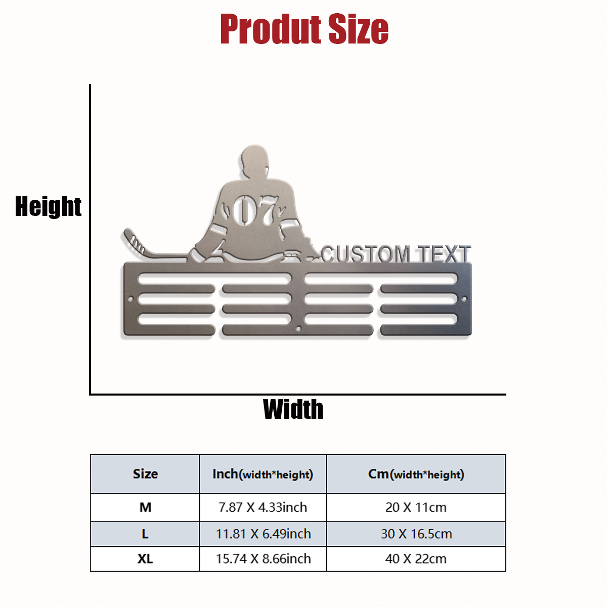 1pc Custom Ice Hockey Metal Me - Home Decor Center review and price