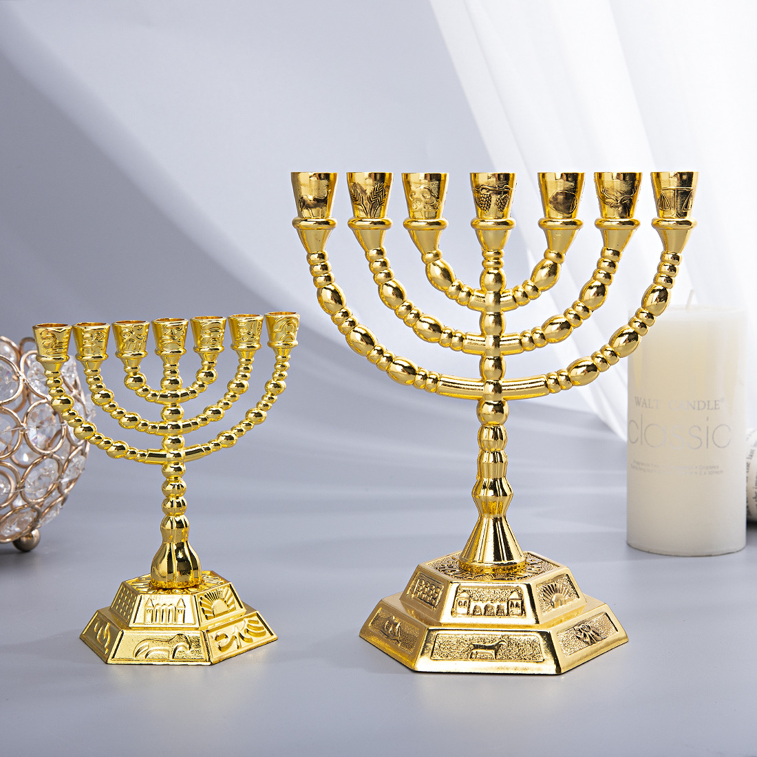 7 Branch Menorah Jewish Home D - Home Decor Free review and price