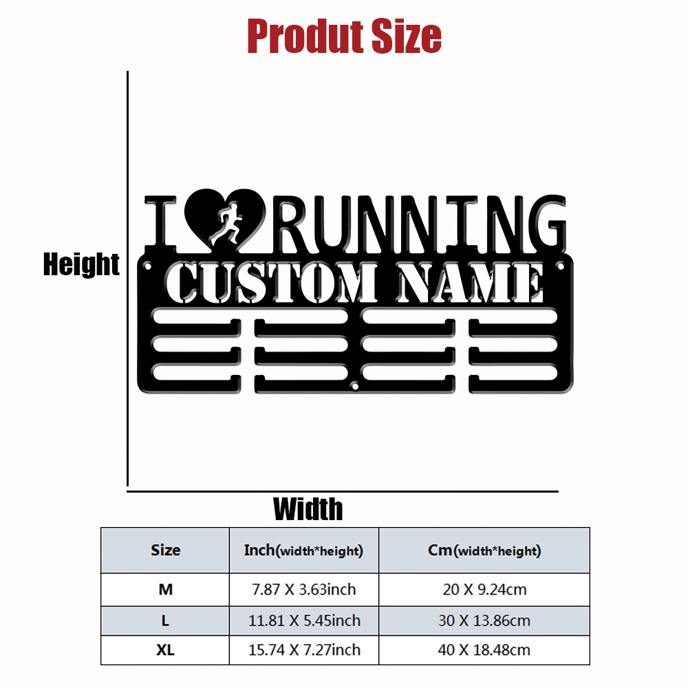 Custom I Love Running Metal Me - Home Decor Center review and price