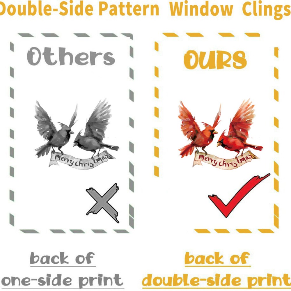 9pcs Christmas Window Decals C - Home Decor Xmas Tree review and price
