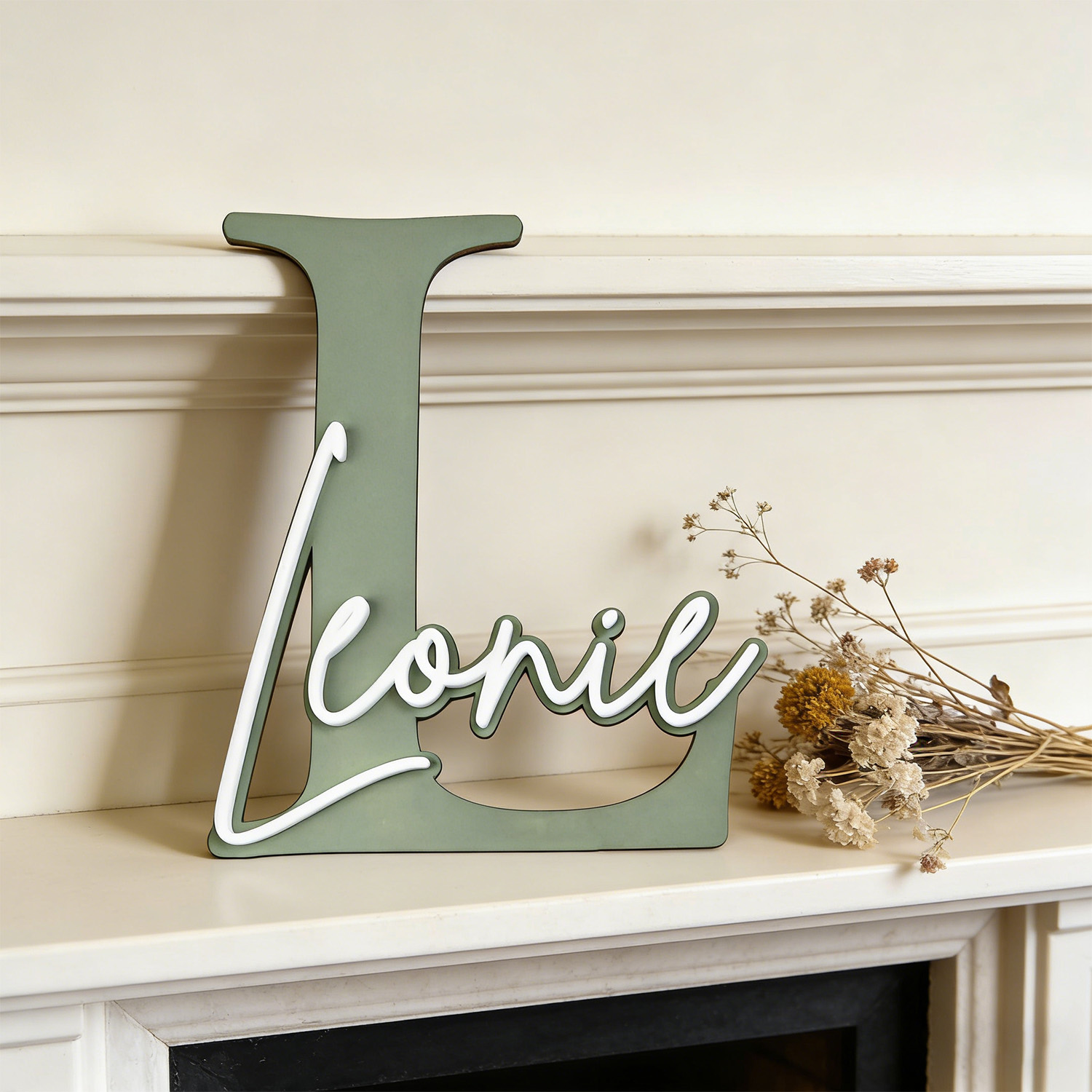 1pc Double-layer Wooden Name D - Home Decor Center review and price