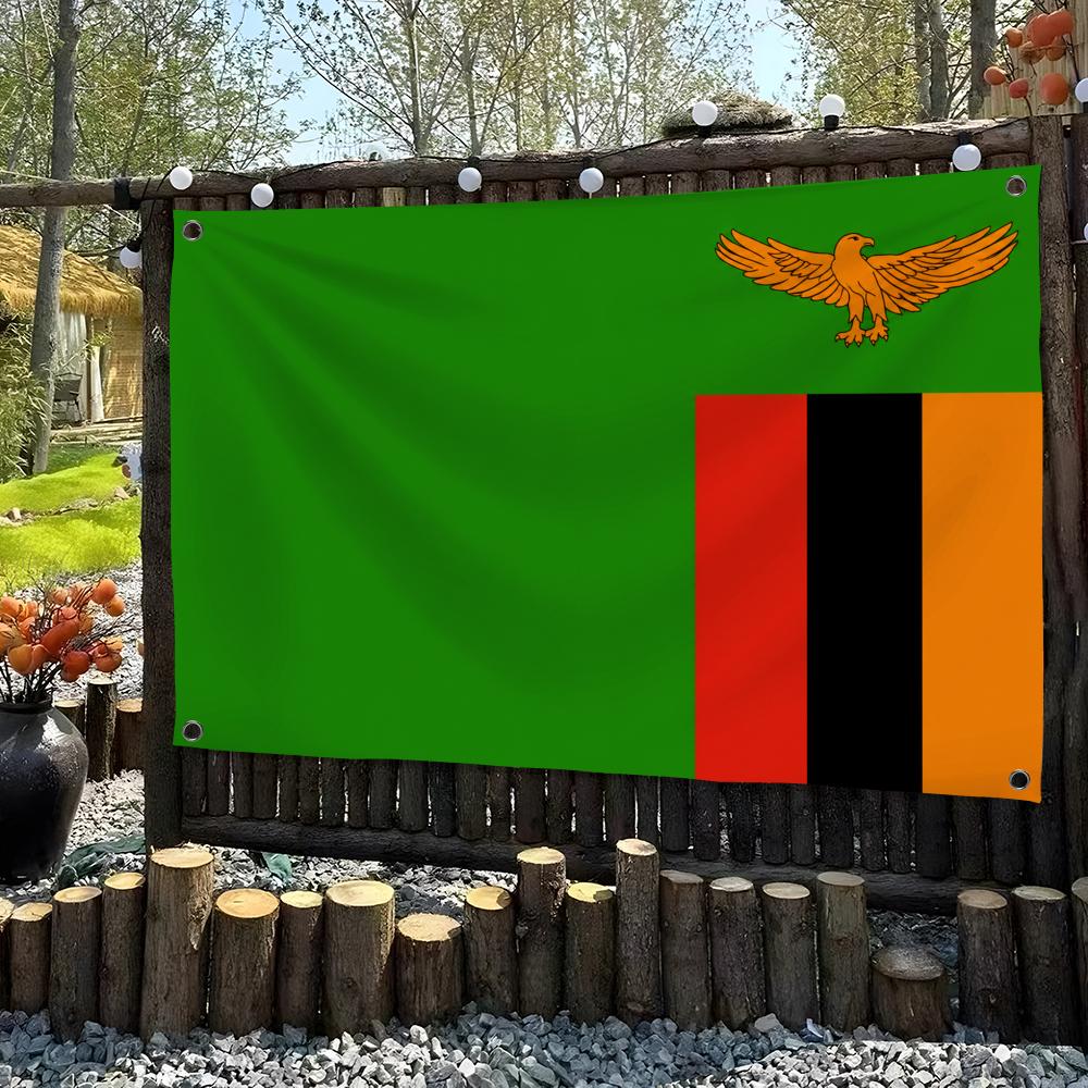 Zambia Custom Flag Wall Hangin - Home Decor Zambia review and price